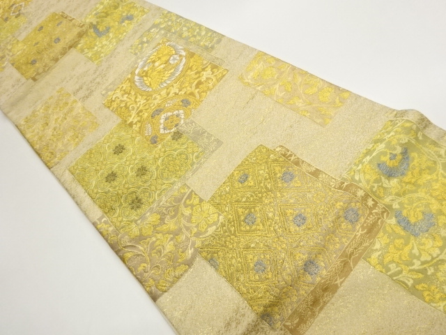 JAPANESE FUKURO OBI / WOVEN BIRDS
